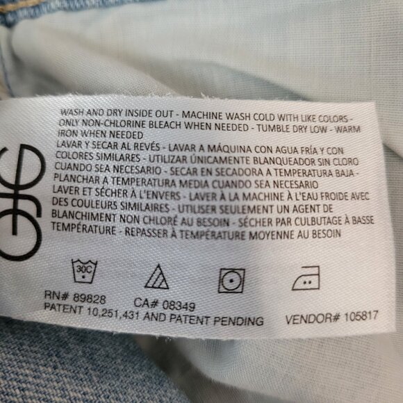 Jessica Simpson Size 10 Shorts Women's Beloved High Waist Light Wash Frayed Hem - Picture 7 of 13